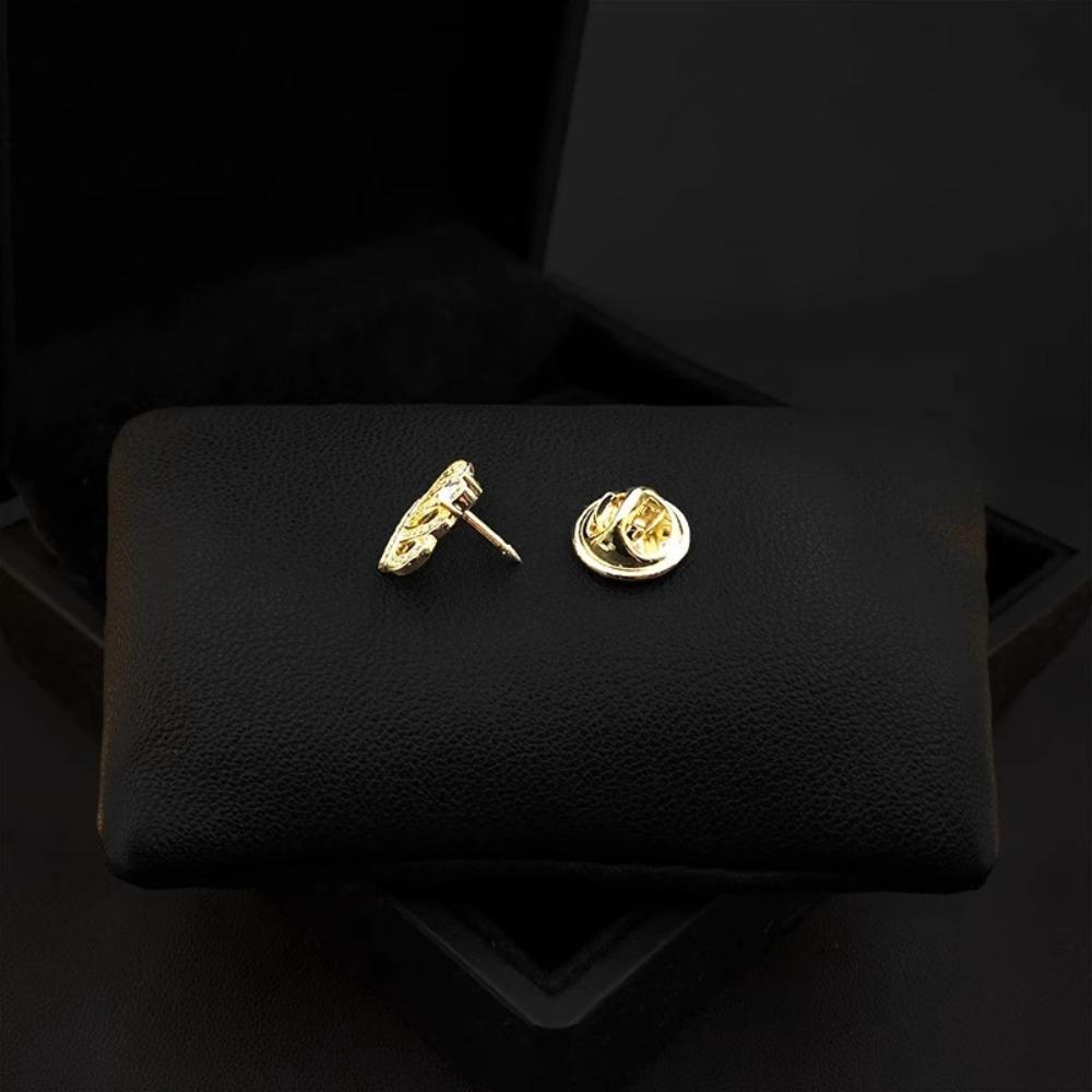 Squisite Spille Cristallo Zircone Corona Traforata Carina per Uomo Donna Giacca Completo Spilla Gioielli Semplici Accessori Personalità