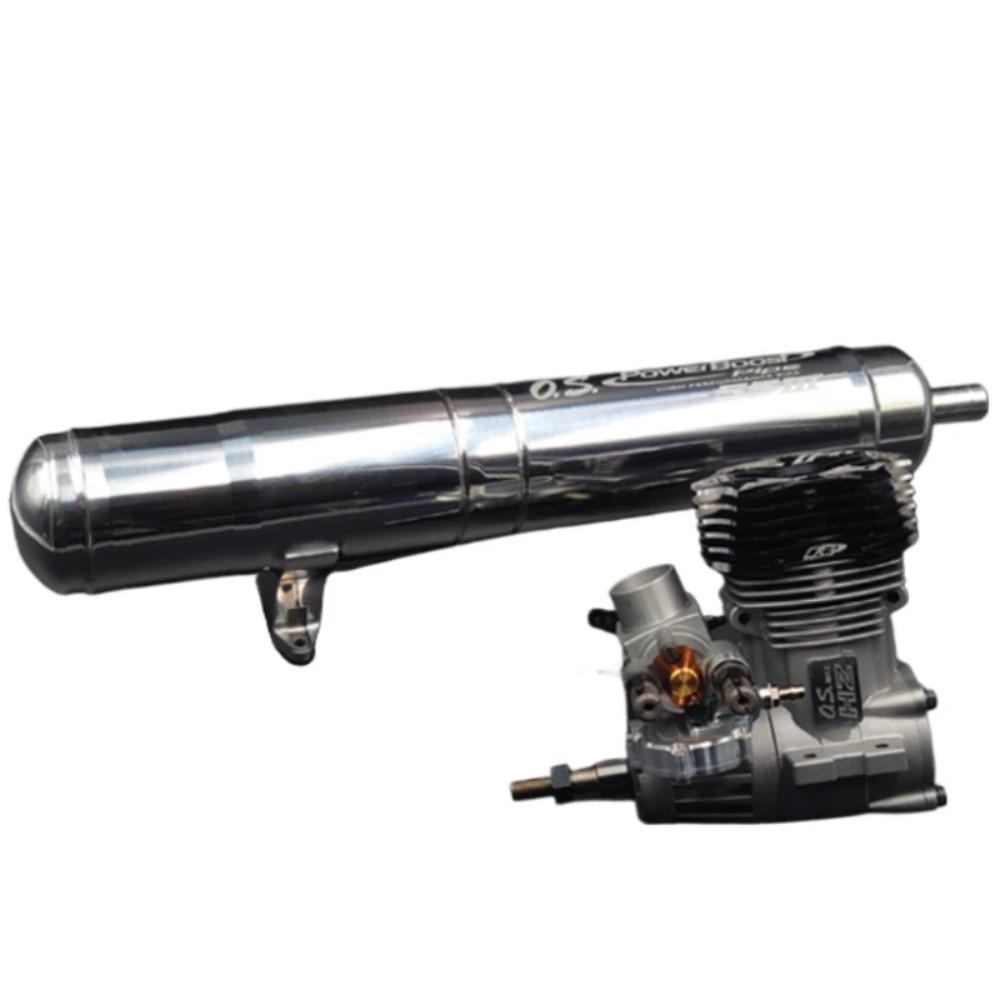 OS 15650 55HZ-R 8.93CC 600 Class Helicopter Engine Model 55 III POWERBOOST Exhaust Pipe Accessories Metal Engine Model
