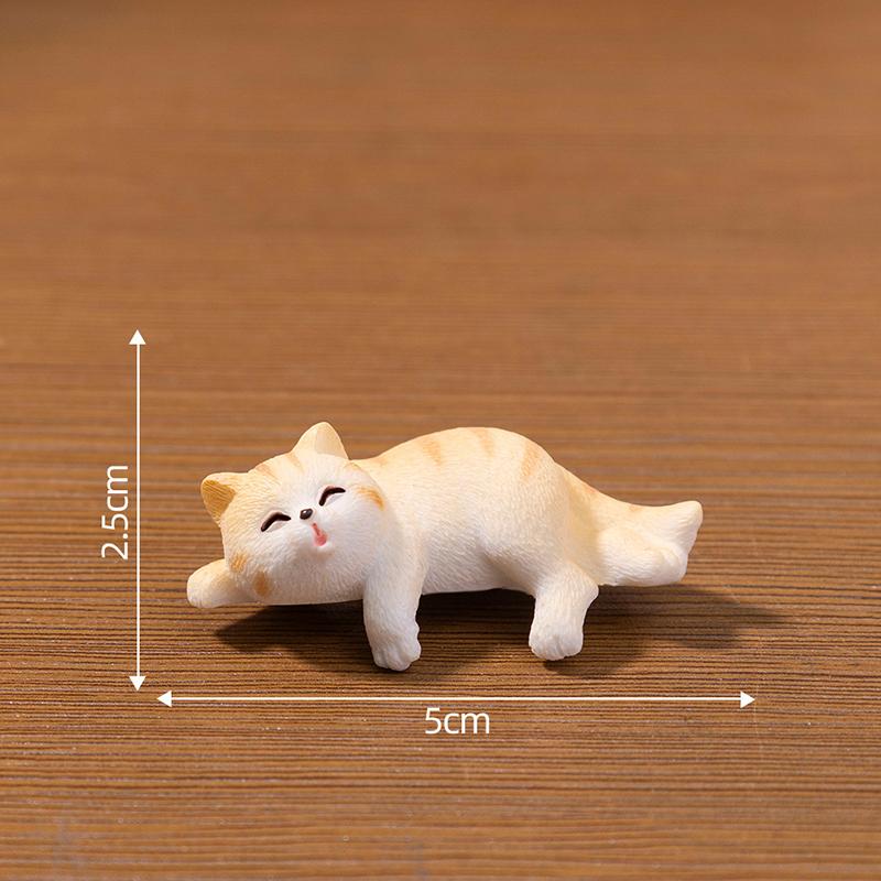 Customizable Miniature Cat Fishbowl Set for Unique Creative Micro Landscape Projects