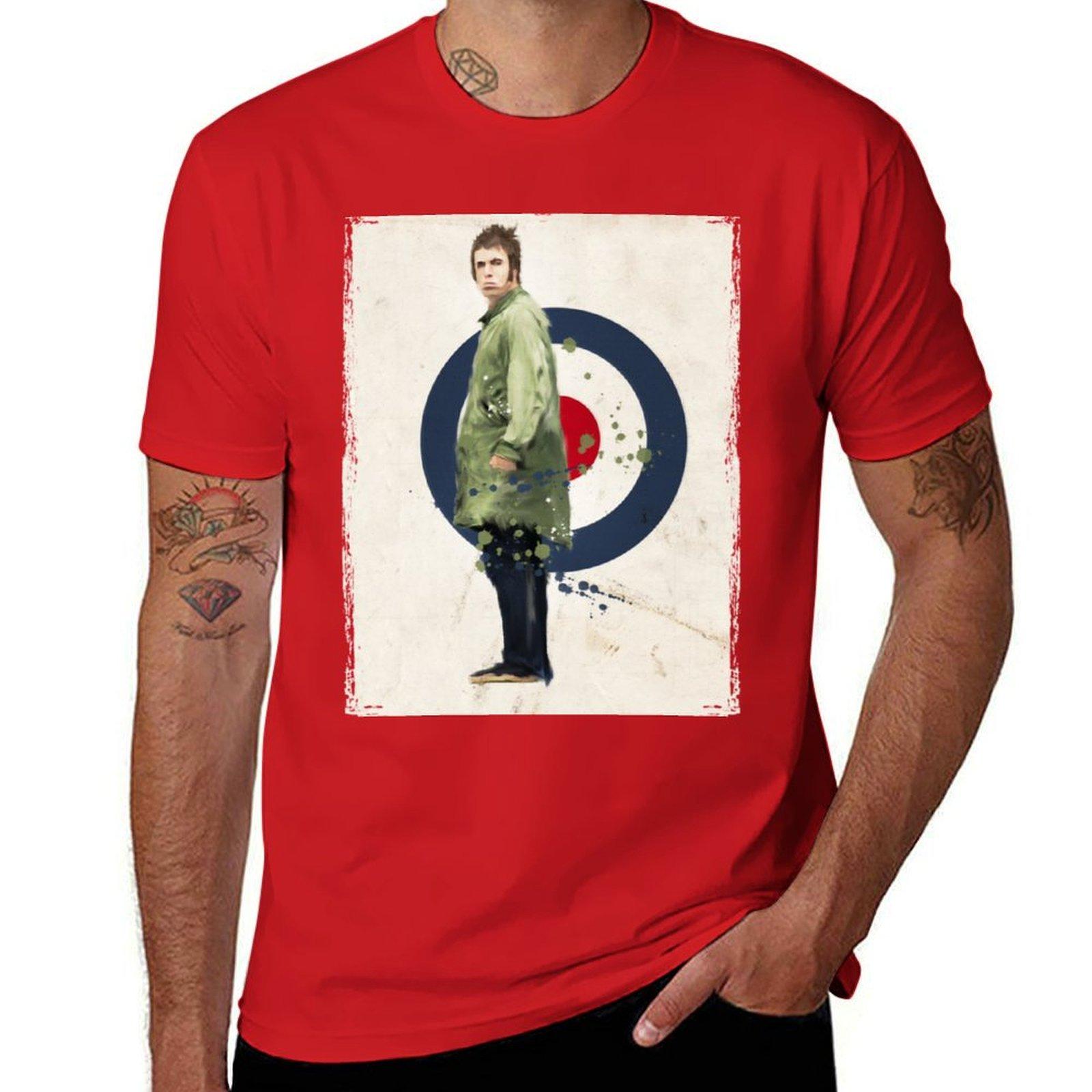 

liam gallagher classic art T-Shirt sweat new edition mens graphic t-shirts anime M