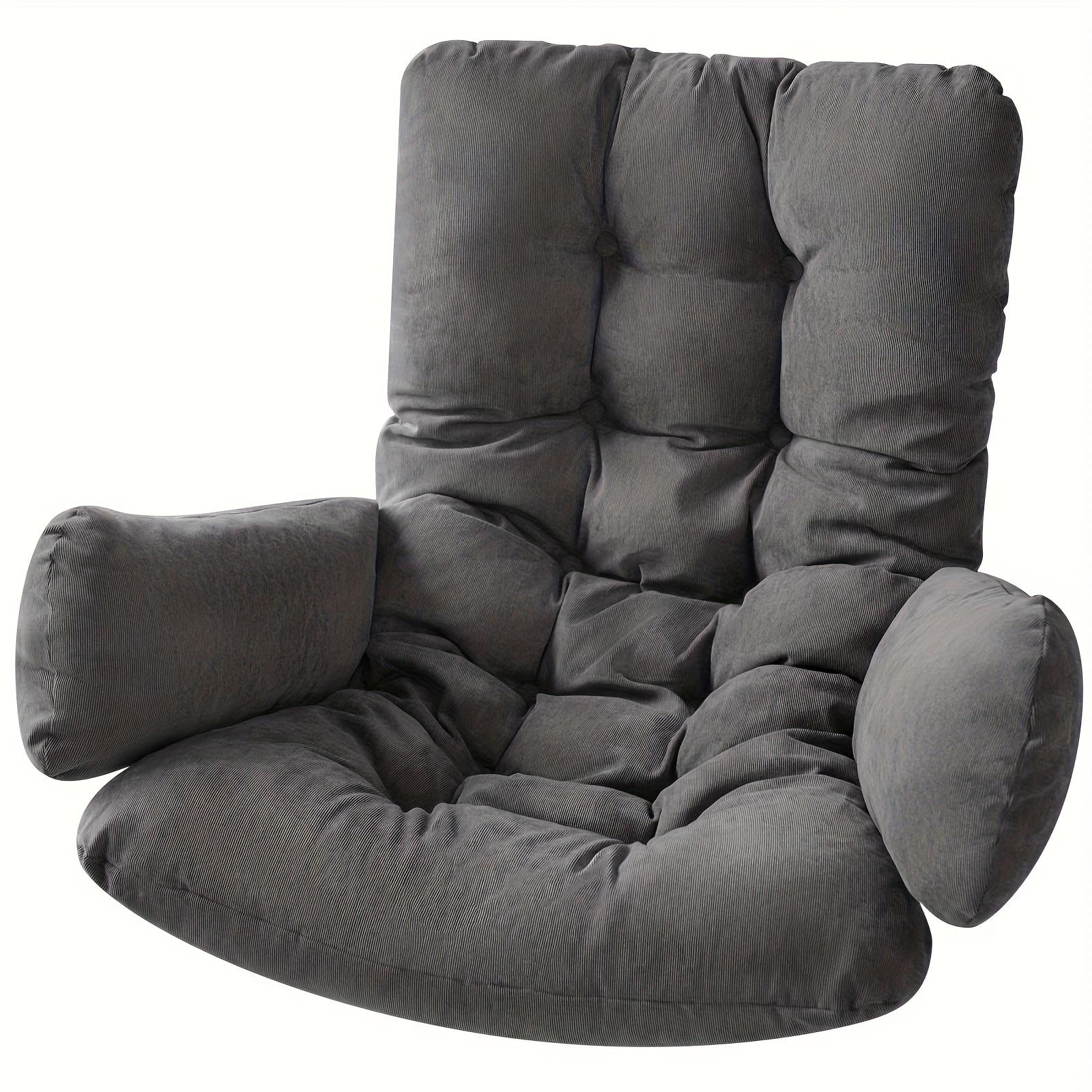 

Подушка для кресла-качалки гамака в форме яйца, доступная для украшения сада и гостиной (Без подвесного сиденья-корзины) Подушка 60X120CM no chair серый