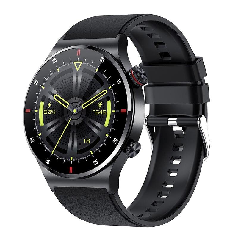 ECG+PPG Bluetooth Call Smart Watch Men  Sports Bracelet NFC Waterproof Custom Watch Face Men SmartWatch For IOS Android чёрный