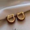 Autumn Winter Retro Maillard Tiger Eye High-End Luxury Earrings - New 2025 Style