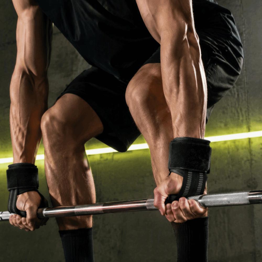 2 Pairs Adjustable Weight Lifting Straps Wrist Protector Wrist Support Straps  Weight Training