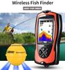 Sonar Fish Finder FF1108-1CWLA Rechargeable Wireless Sensor 45M Water Depth Echo Sounder Fishing Portable Fish Finder Tackle Accessories