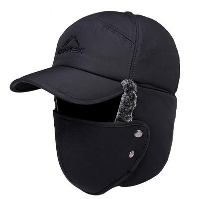 Lei Feng Hat Men's Winter Middle-aged Cotton Hat Outdoor Ear Protection Riding Hat Cold-proof Ski Velvet Warm Hat