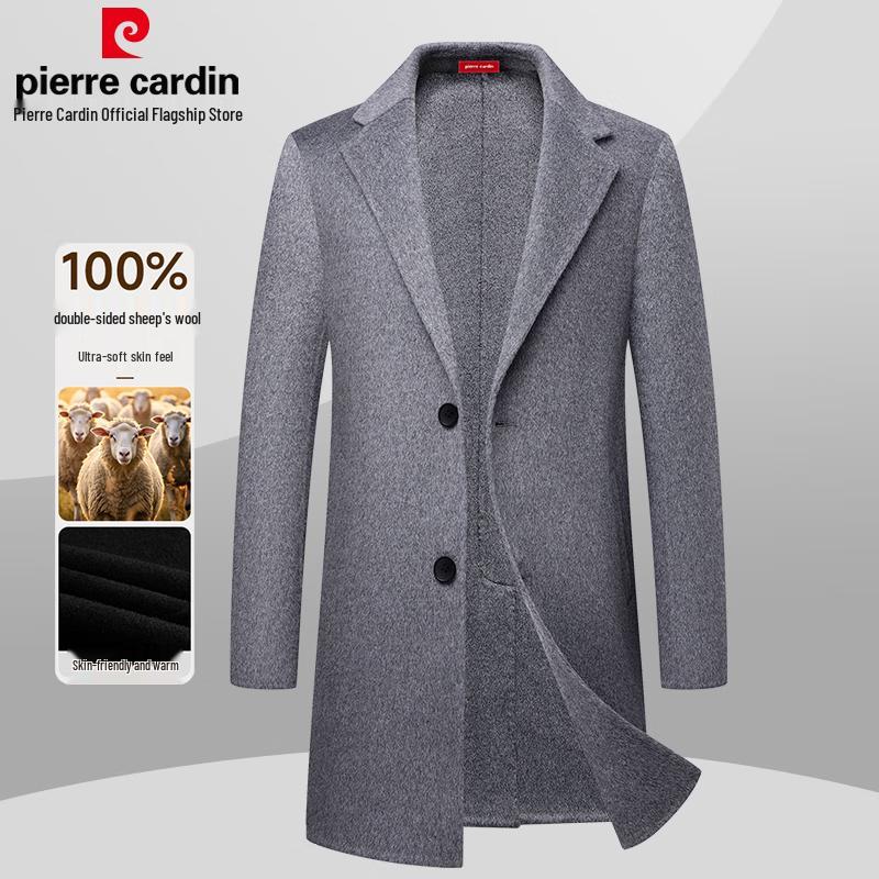 

Мужское полупальто средней длины Pierre Cardin из 100% мериносовой шерсти 3XL