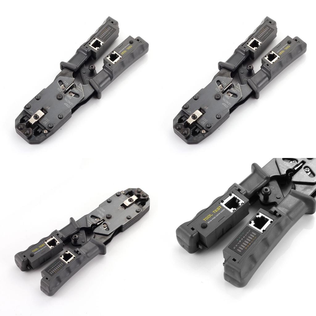 Premium Quality Network Lan Cable Crimper Stripper Cutter Pliers Tester For Rj45 Rj11 Rj9