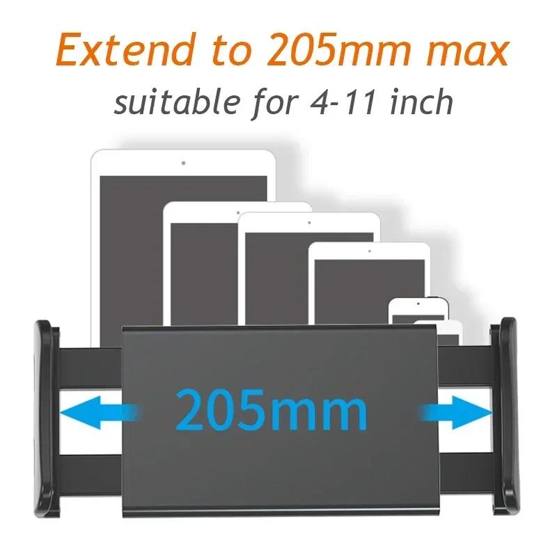 Car Tablet Holder Back Seat Headrest Mount For IPad Air Pro 4-13 Inch 360 Rotation Rear Pillow Phone Clamp Stand Universal