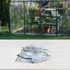 Greenhouse Cover Plant Growth Rolling Door Easy Ventilation