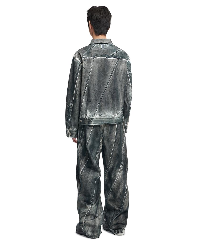 Nomaenyueol Stained D.L Denim Pants - Stained White