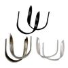 Contemporary Metal Drapery Tiebacks 2 Pack Wall Mounted Curtain Holdbacks Hooks Accessories for Elegant Interior Decors