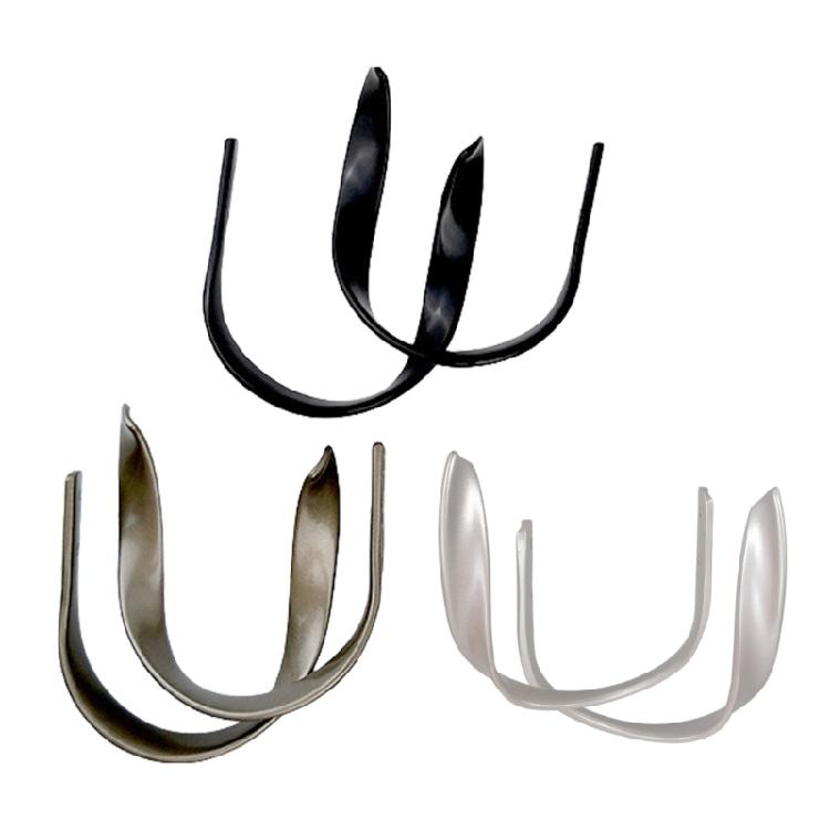 Contemporary Metal Drapery Tiebacks 2 Pack Wall Mounted Curtain Holdbacks Hooks Accessories for Elegant Interior Decors