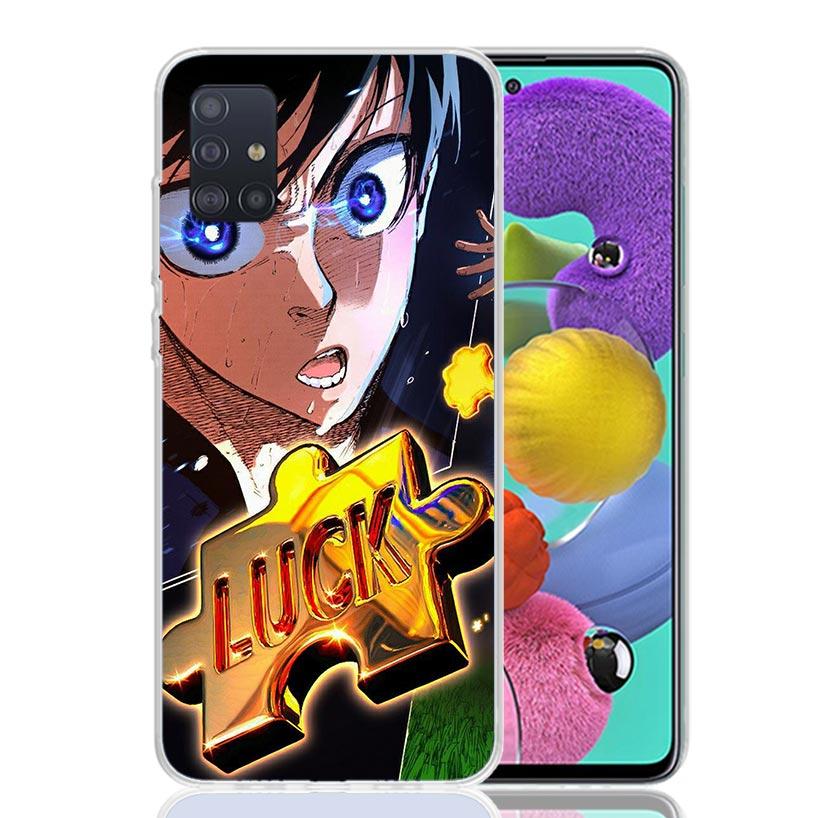 Blue Lock Isagi Yoichi Phone Case For Samsung Galaxy A52 A32 A22 A12 A02S A50S A30S A51 A31 AA71 Note 20 Ultra 10 S10 Plus Galax