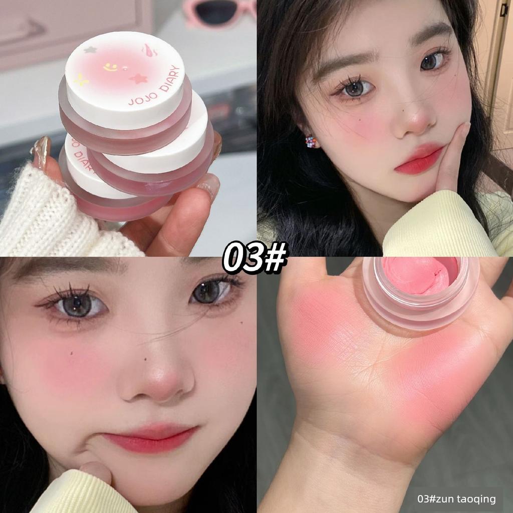 Super Youthful and Sweet Guava Color! Cream Blush 2026 New Hot-Selling Model Shrinking and Expanding Color Gray Pink