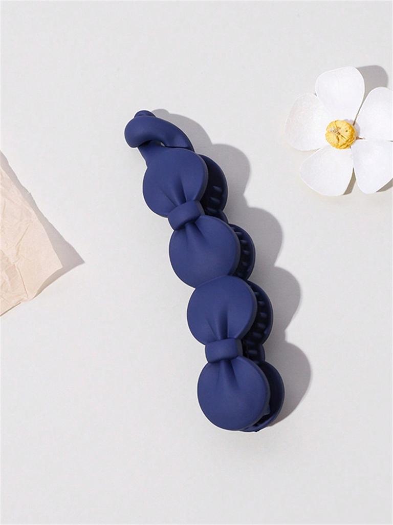 1 nuova pinza per capelli a forma di fiocco opaco a clip orizzontale a linea singola per capelli a coda di cavallo capelli dritti accessorio per capelli