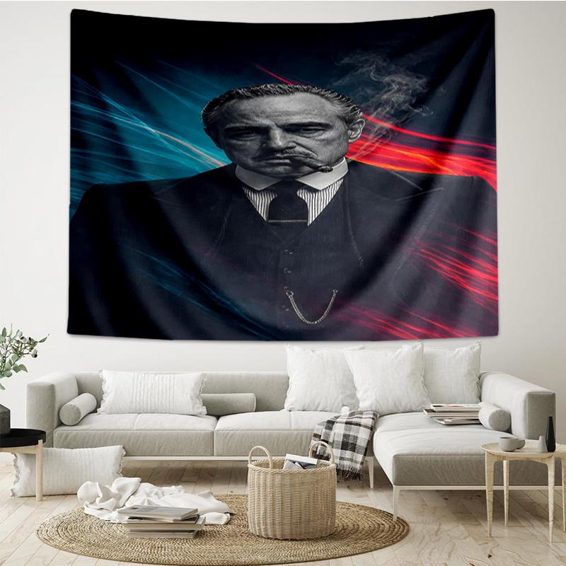 Godfather's Legacy Tapestry, Unique Design Tapestry, Wall Decor for Bedroom,Livingroom, Playroom,Heartwarming Fan Holiday Gifts