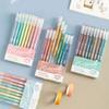 Fluorescent Color Gel Pen 0.6MM Tip Acrylic Gel Inks Pen Quick Dry for Note Taking Journaling Color Coding Highlighting