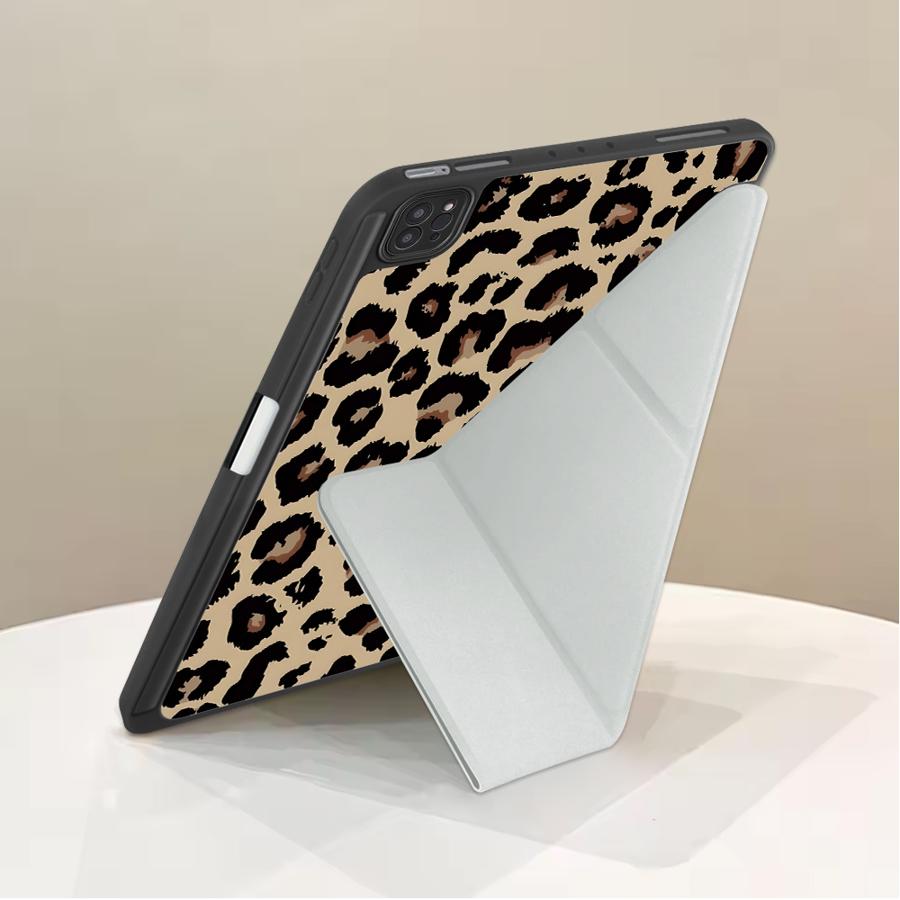 Leopard Print Art Tablet Case For iPad Pro 11th 10th 9th 8th 7th 12.9inch Air 4 5 M3 M2 1 2 M4 11inch Pro 2025 Mini 6 7 Holder