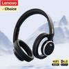 אוזניות בלוטות' פתוחות מקוריות Lenovo LS116, אוזניות סטריאו אלחוטיות, אוזניות גיימינג וספורט, מתקפלות, סוללה ארוכה, מיקרופון, מתנות
