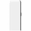 Wall Mounted Glass Cabinet LUCCA Black 60 x 31 x 80 cm Particleboard