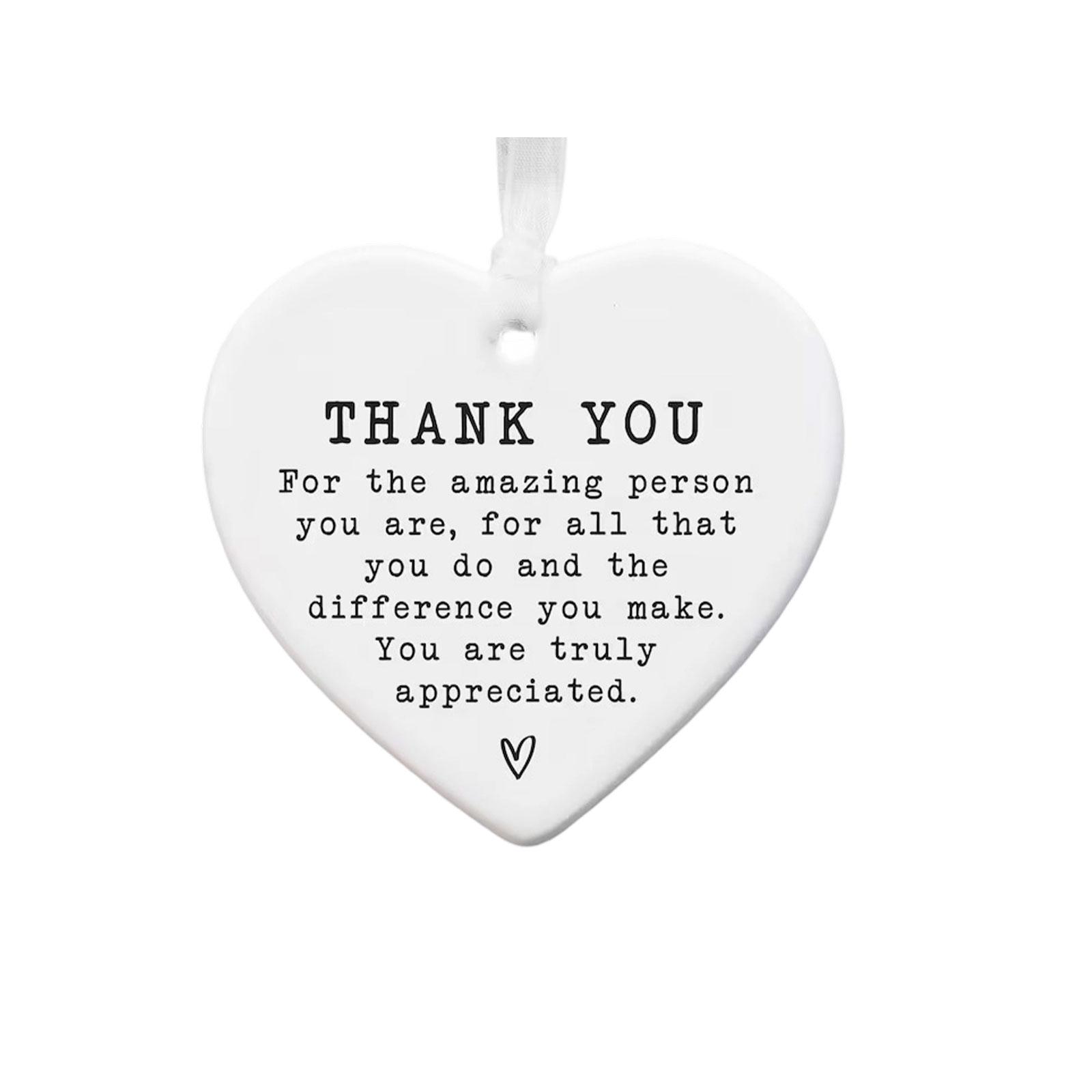 

Thank You Gift Pendant Acrylic Hanging Ornament For Mother s Day, Valentine s Day, Home Decoration Gift One Size