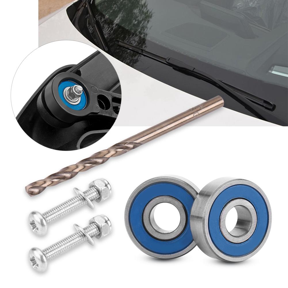 

5pcs Windshield Windscreen Wiper Arm Repair Bearing Fix Kit for Renault Grand Scenic 2 II