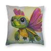 Speck The Fairy Turtle Square Pillowcase Polyester Linen Velvet Printed Zip Decor Throw Pillow Case Home Cushion Cover