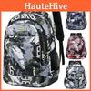 Fashionable Striped Printed Schoolbag Wear Resistant Anti Splashing Water Bag