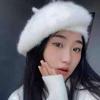 Winter Damen Koreanische Version Kaninchenfell Baskenmütze Warme Gestrickte Wollmütze Warmhalten