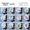 DIY Lacquer Round Fan Painting Set - Includes Pigment and Absorbent Paper