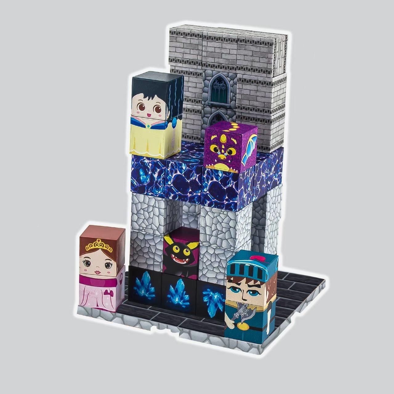 Cross-Border Magnetic Large Particle Building Blocks - Children s Educational DIY Toy Includes Base