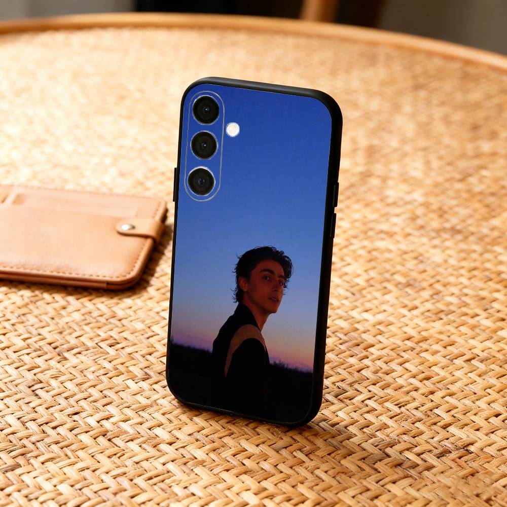 A-Amerikanischer Schauspieler Timothee Chalamet Handyhülle Für Samsung A73,72,71,A52,51,40,41,A22,A32,31,A13, Weiche Schwarze Hülle