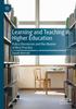 Bok Learning and Teaching In Higher Education : Policy Discourses and the Illusion of Best Practice