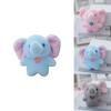 Adorable Plush Elephant Keychain Toy Soft Stuffed Animal Cute Keyring Gift