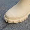 Women's Mid-Calf Chelsea Rain Boots - Waterproof, Non-Slip, Fashionable Rubber Shoes