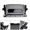 Chrome/Black Front Bumper Grill Grille 8R0853651B Fit Q5 2009-2012