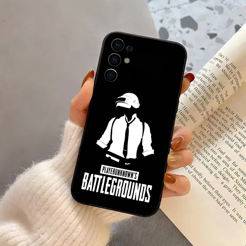 Game P-PUBG-es Phone Case Black Silicone Soft For Samsung S25,S24,S21,S22,S23,S30,Ultra,S20,Plus,Fe,Lite
