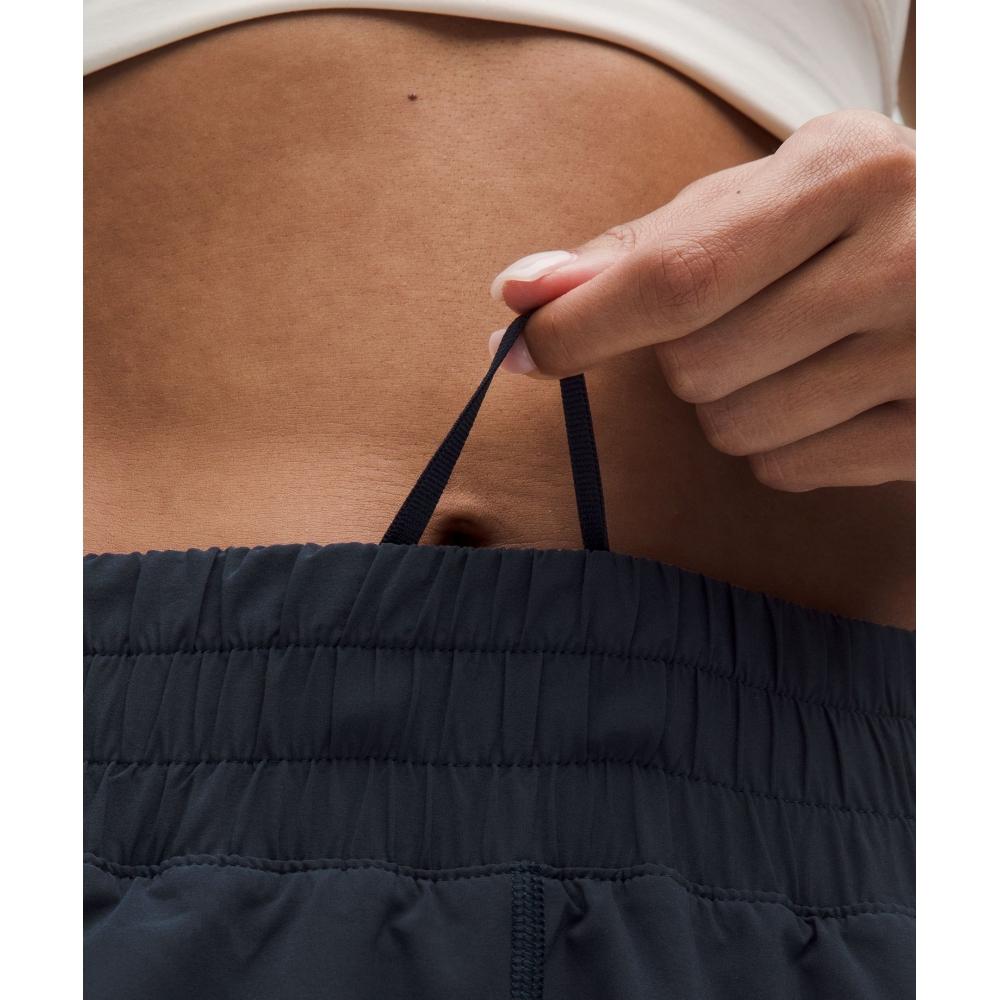 Lululemon Track That High Rise Lined Short 5  True Navy