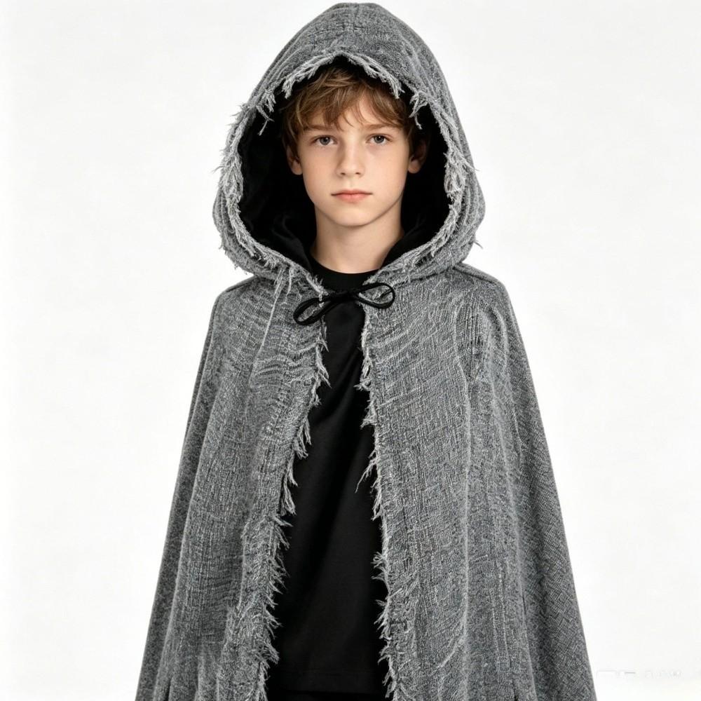 Exaggerated Style Halloween Cosplay Cape Ripped Texture Halloween Ghost Costume Day Of The Dead