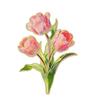 Pin Brooch Pin Enamel Flower Design with Smooth Edges Lightweight
