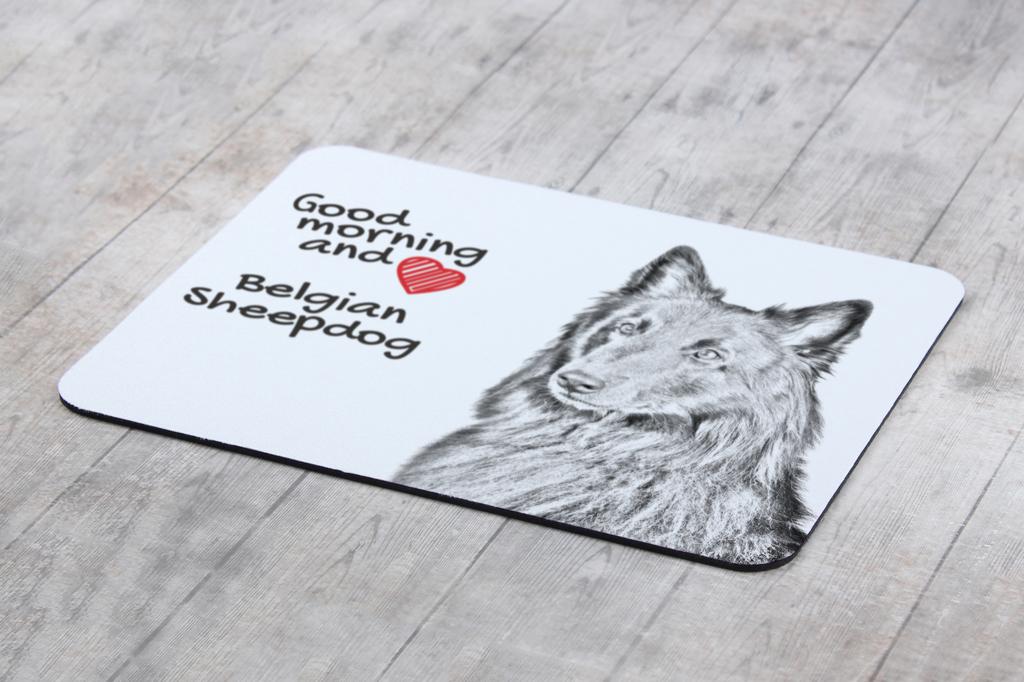 Belgian Shepherd Dog, Belgian Sheepdog – Mouse pad with print, personalized dog-themed mouse pad | Art-Dog