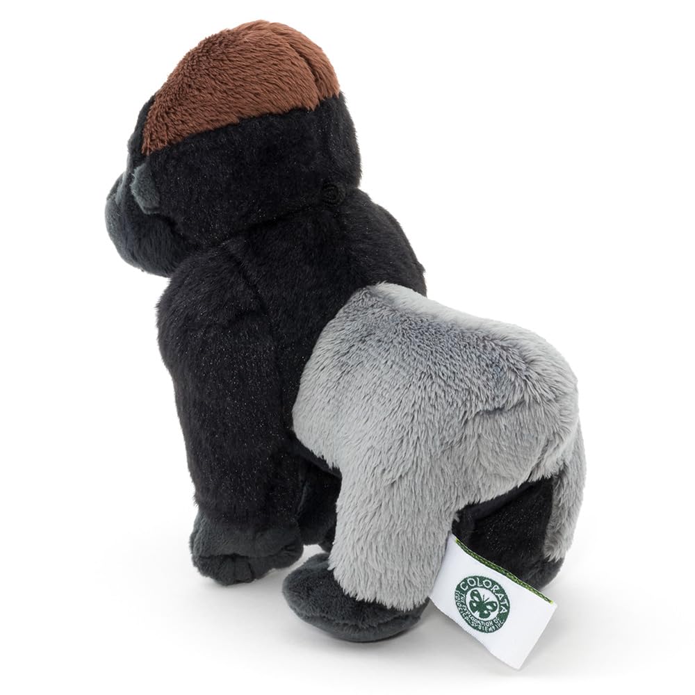 COLORATA Gorilla Plush Mascot (Realistic Wild AnimalWith Chain) Cute Animal Keychain Doll Gift (Twice Tested)  Christmas Present