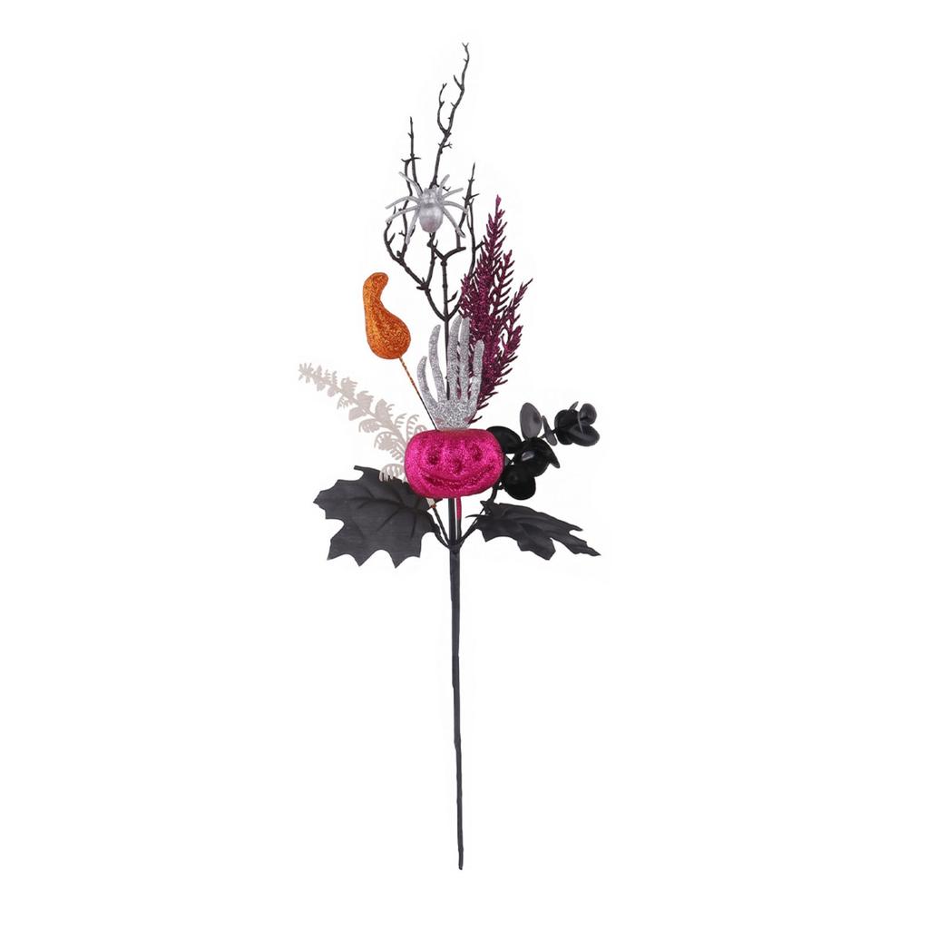 Halloween Dark Floral Pick for Halloween Party Decoration