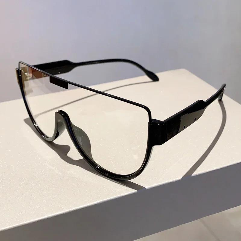 Vintage Semi-Round Sunglasses UV400 - Metal Frame Retro Shades for Women, Lightweight Fashion Eyewear with UV Protection