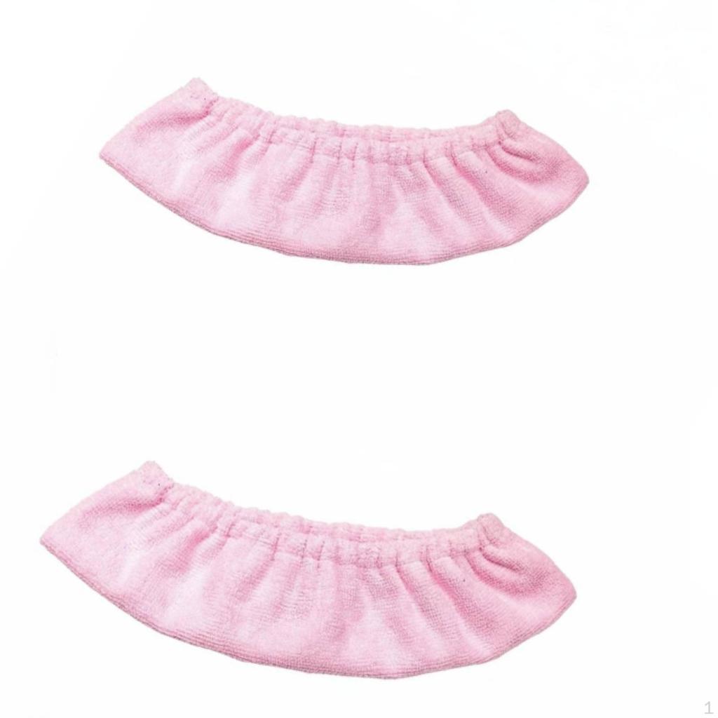 2 Pieces Figure Skate Blade Covers AntiRust Soakers Dampness Wicking Soft Protectors