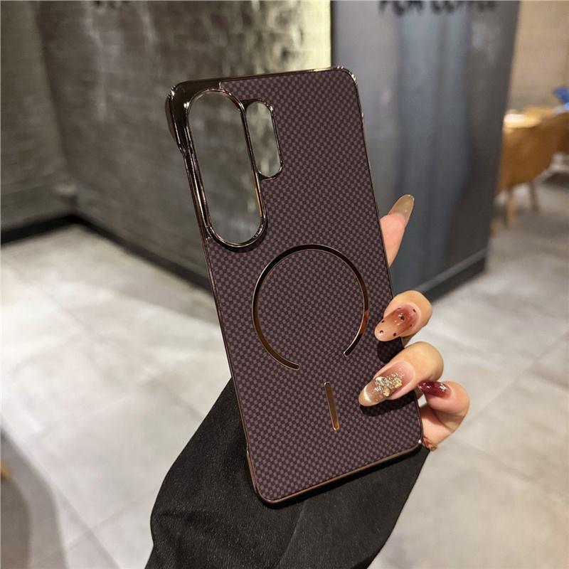 Samsung S26 Borderless Magnetic Case: Full Coverage Protective Cover for S25p and 24Ultra Samsung Galaxy S24 Ultra фиолетовый