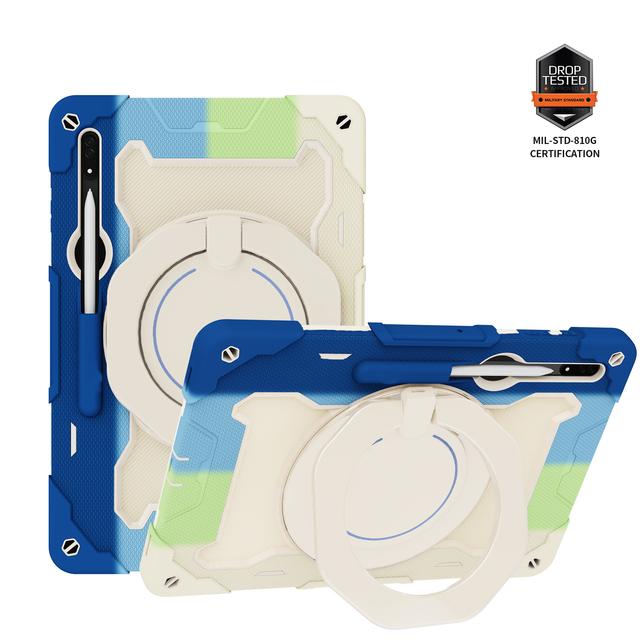 

Чехол для планшета Samsung Galaxy Tab S7 FE LTE 12,4 дюйма, детский безопасный чехол Galaxy Tab S7 11 S8 PLUS 12,4, противоударный чехол с подставкой и ручкой Tab S8 11inch