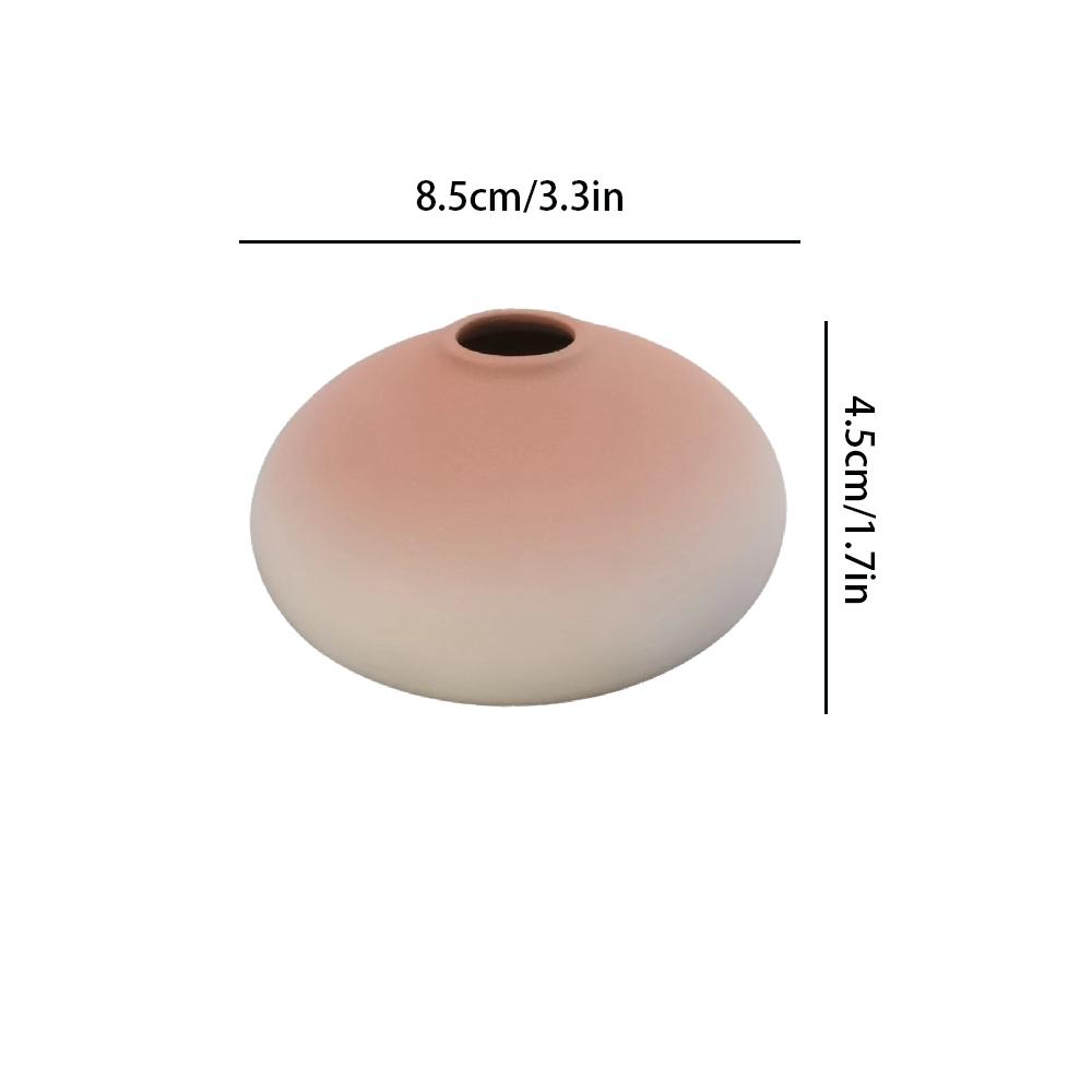 Ceramic Small Flower Vase Home Decoration Crafts Tabletop Ornament Simplicity Japanese-style Decoration