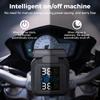 Motocyklowy TPMS Moto Systemy Alarmowe Opon Zasilanie Słoneczne Czas Rzeczywisty Z 2 Czujnikami Zewnętrznymi System Monitorowania Ciśnienia w Oponach Alarm Temperatury